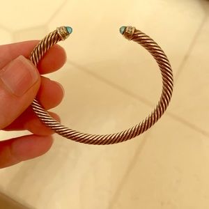 David Yurman bracelet with stone and diamonds